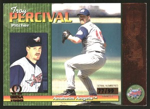 1999 Pacific Omega Copper #6 Troy Percival /99