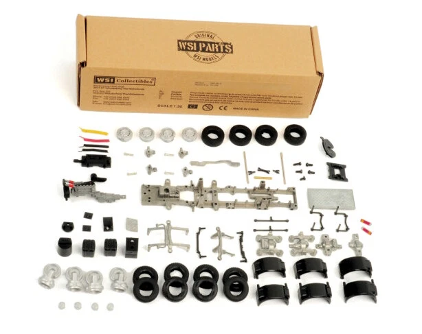 1/50 DIECAST MODEL KIT CAR TRUCK DAF 8x4 E trailer chassis model kit gift - Image 1 of 1