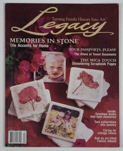 LEGACY TURN FAMILY HISTORY INTO ART SCRAPBOOK MAGAZINE SUMMER 2003 SCRAPBOOKING - Imagen 1 de 1