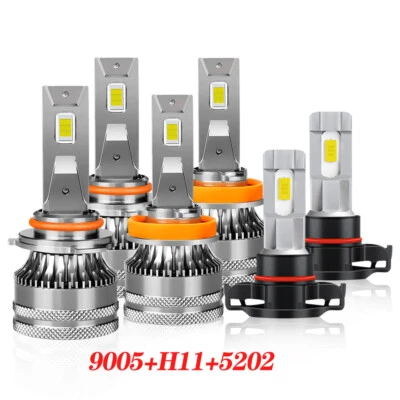 Para Para Subaru XV Crosstrek 2013-2014 Faro Hi/Low Bombillas de luz antiniebla Foto 1 de 4