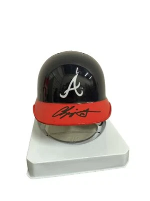 Chipper Jones Signed Atlanta Braves Mini Helmet JSA - Image 1 of 2