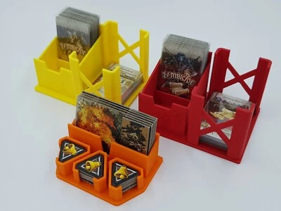 Zombicide Black Plague Card Holders - Sleeved Cards - Set Of 3 - Image 1 of 4