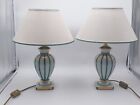 2 Vintage Tischlampen Manifattura Artistica Le Italien Porzellan Tischlampe 