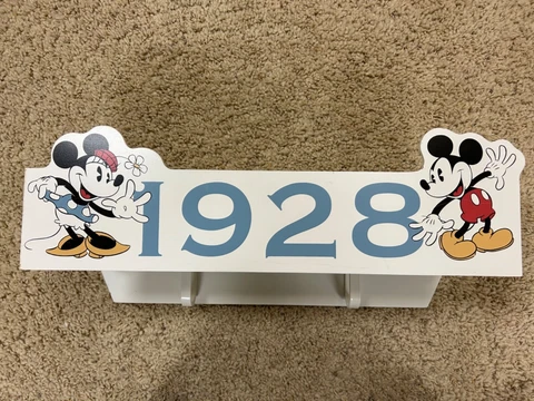 AUTHENTIC Disney at Home Ironing Board Holder with Shelf and Hooks Cover