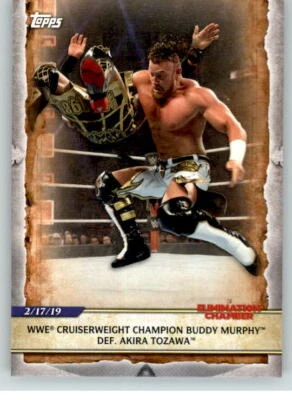 2020 WWE Road to Wrestlemania #10 Buddy Murphy Akira Tozawa - Image 1 of 2
