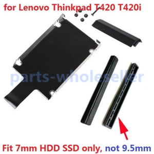 For IBM Thinkpad T420 T420i Hard Disk Drive HD HDD Caddy Tray Cover Rubber Rails - Afbeelding 1 van 7