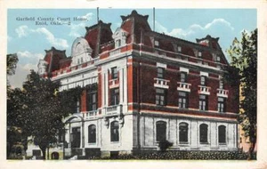 Garfield County Court House, Enid, Oklahoma ca 1920s Vintage Postcard - Picture 1 of 1