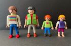 Vintage Playmobil Family Father Mother Daughter Son Figure Set E