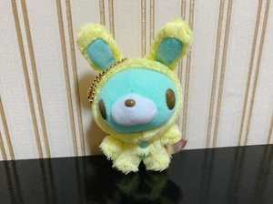 Llavero con capucha Gloomy Bear Rabbit amarillo B145 CGP-229 mascota Taito de peluche de 5 - Imagen 1 de 6