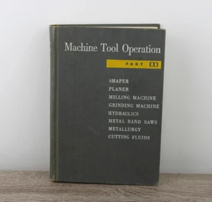 De colección Máquina Herramienta Operación Parte II 3ª Edición por Henry D. Burghardt - Imagen 1 de 10