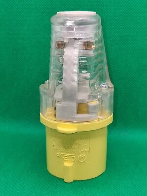 Walther CEEtyp Plug Connector Yellow 3 Pin 16 A 100/130 V Type 210304 - image 1 of 4