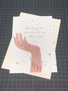 Tarjeta de agradecimiento Hallmark: Astrología agradece al universo por ti esta y todas las estaciones - Imagen 1 de 6