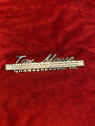 Vintage Car Auto Dealer Metal Emblem from Tom Mouse Motors in Chambersburg, PA.