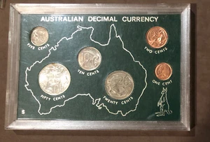 1966 “Australia’s First Decimal Coin Set” - UNCIRCULATED-“Scarce”50 Cents Silver - Picture 1 of 2