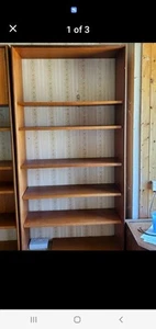 Vintage/ Retro 70's  Shelving bespoke, made to sit on g plan record cabinet - Picture 1 of 3