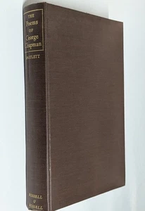 The Poems Of George Chapman HC 1962 Bartlett - Picture 1 of 9