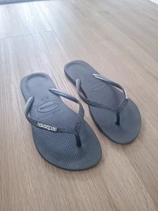 Havaianas Damen Slim Gr. 39/40 schwarz - Bild 1 von 1