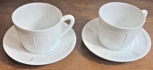 2 BERNARDAUD Naxos Cup & Saucer Sets - Picture 1 of 8