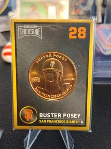 2018 Baseball Treasure 1 Oz. Copper Coins - Complete Your Set - Pick your Player - Picture 1 of 7