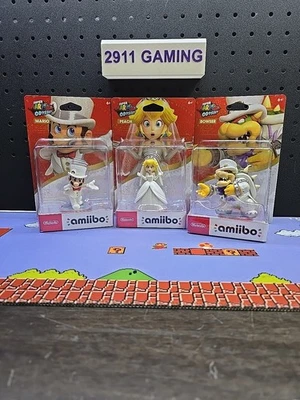 Amiibo - Super Mario Odyssey Boda Paquete de 3 SELLADOS Foto 1 de 3