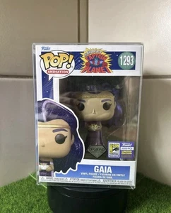 Funko Pop! Animation: Captain Planet Gaia Diamond 2023 SDCC Diamond In Protector - Picture 1 of 6