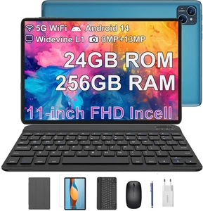 Tablet Blackcase BESTTAB M10 z klawiaturą 24GB + 256GB 10 cali Android 14 5G WiFi - Zdjęcie 1 z 18