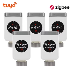 Tuya Zigbee Smart Home Thermostat Radiator Valve Actuator Smart TRV Thermostatic - Picture 1 of 12
