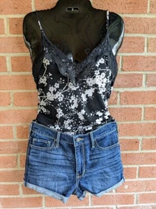 Vintage XOXO Womens Top Babydoll M Y2K Camisole Silky Coquette Dainty Lace USA - Picture 1 of 10