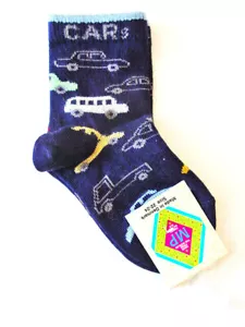 NEU MP Strumpfhose Dänemark Kinder Baby Jungen Kleinkind Säugling marineblau Socken Autos 2 3 4 6 7 9 - Bild 1 von 1