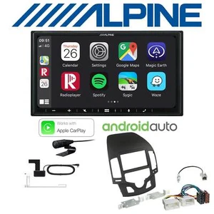 Alpine Autoradio DAB Apple CarPlay für Hyundai i30 2007-2012 automatische Klima - Bild 1 von 6
