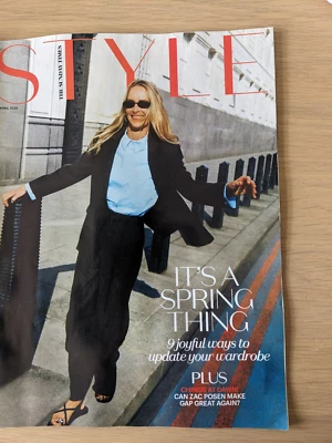 UK Sunday Times Style Magazine.  Zac Posen. Sope Dirisu. Alex James. 13.4.25 - Image 1 of 4