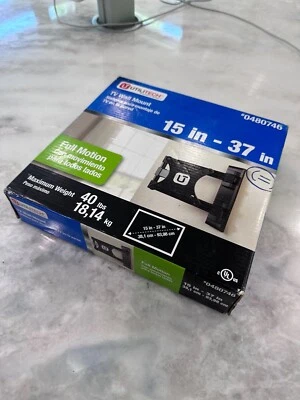 UTILITECH TV WALL MOUNT 15-37 in 40 lbs #0480746, Full Motion, New In Box - Image 1 of 3