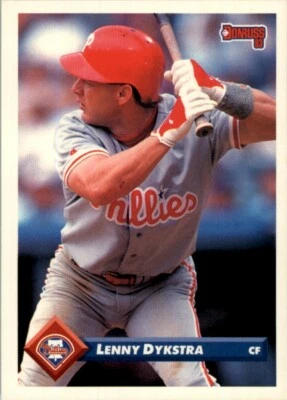 1993 Donruss Lenny Dykstra #544 - Image 1 of 2