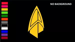 STAR TREK INSIGNIA NEW, EMBLEM Decal Stickers for Cars, Windows, Laptops, Wall - Picture 1 of 12