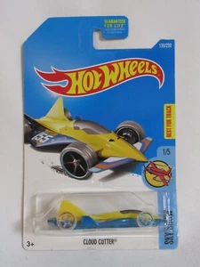 Hot Wheels Sky Show 1/5 Nuvola Cutter 136/250 Ideale per Pista Giallo - Foto 1 di 2