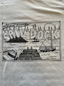 Camiseta gráfica Camp Oconto Tichborne Ontario Sail Dock talla mediana postal - Imagen 1 de 3