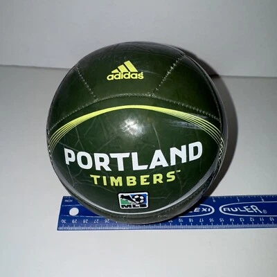 Adidas x PORTLAND TIMBERS MLS Green Soccer Tropheo Mini Ball Replica Size 1 - Image 1 of 3