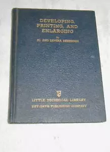 1939 PHOTOGRAPHY TECHNIQUE HC BOOK, DEVELOPING, PRINTING & ENLARGING - Imagen 1 de 3