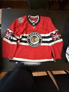 Chicago Blackhawks Winter Classic Jersey MiC Fanatics Authentic Pro Size 58 - Picture 1 of 7