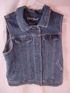 CAT & JACK DENIM VEST - KIDS SIZE XL 14/16 - Picture 1 of 3