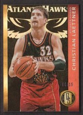 2015-16 Gold Standard Basketball Black #189 Christian Laettner 8/15