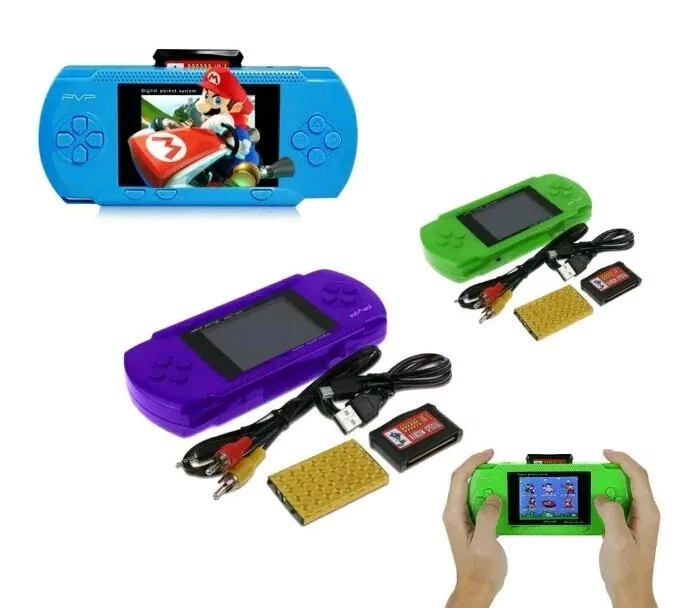 CONSOLE PORTATILE PVP STATION GIOCHI VIDEOGIOCO DISPLAY LCD 2,7 9000 GIOCHI - Immagine 1 di 2