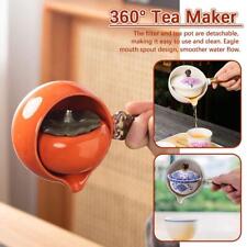 Chiński zestaw do herbaty Gongfu Przenośny zestaw czajnika z 360 obrotowym zaparzaczem do herbaty;'