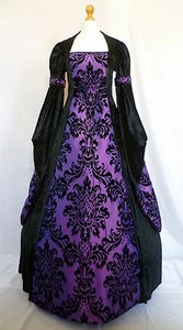 Mittelalter Kleid Gothic Kleid Renaissance Heidnisch Brautkleid Maßanfertigung - Bild 1 von 4