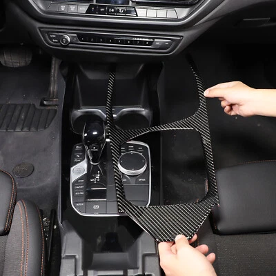 Mittelkonsole Blende Carbon Aufkleber Passend für BMW 1er F40 2 Gran Coupe F44 - Bild 1 von 4