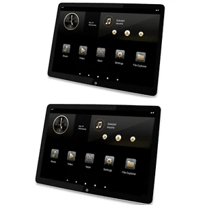 Für Porsche 1 Set 12" Touchscreen Android Kopfstützen Monitor 8+128GB WiFi + 4G - Bild 1 von 11