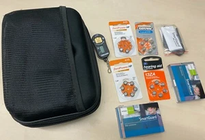 Estuche de almacenamiento Phonak audífono + protector de cera + baterías + probador de murciélagos - Imagen 1 de 6