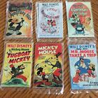 Set Of 6 MAGNETS All movie poster Mickey Mouse Disney Vintage New