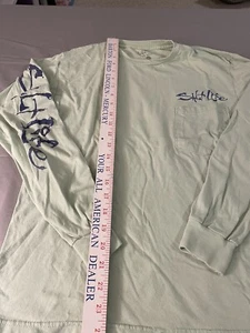 Saltlife Boys S M L Shirt Fishing Long Sleeve - Picture 1 of 5