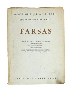 Eduardo Blanco Amor - Farsas - Firmado Dedicado SIGNED Galicia - Imagen 1 de 2